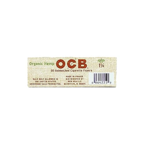 OCB Organic 1 1/4 Rolling Papers - 3 Pack