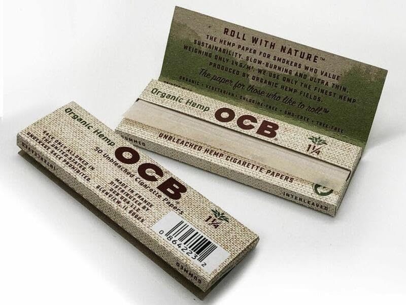 OCB Organic 1 1/4 Rolling Papers - 3 Pack