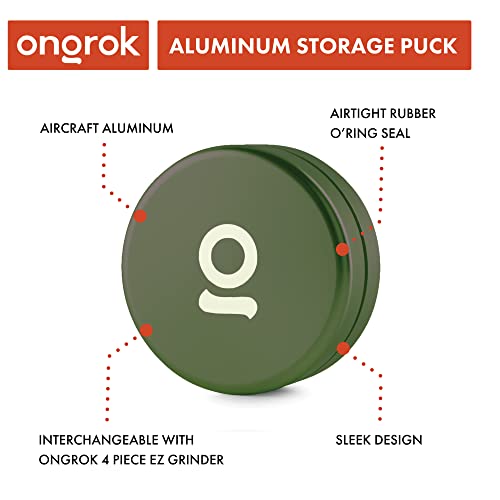 ONGROK Airtight Pocket Storage Puck - Green