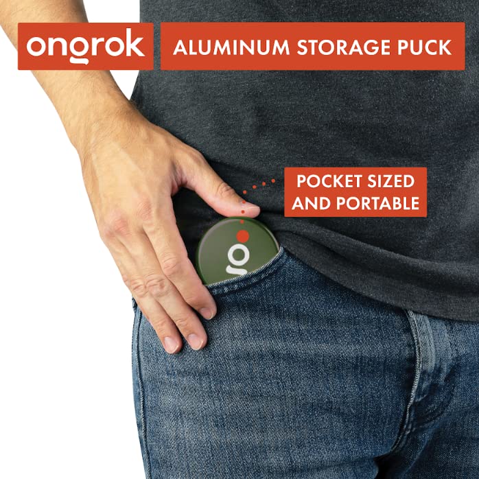 ONGROK Airtight Pocket Storage Puck - Green