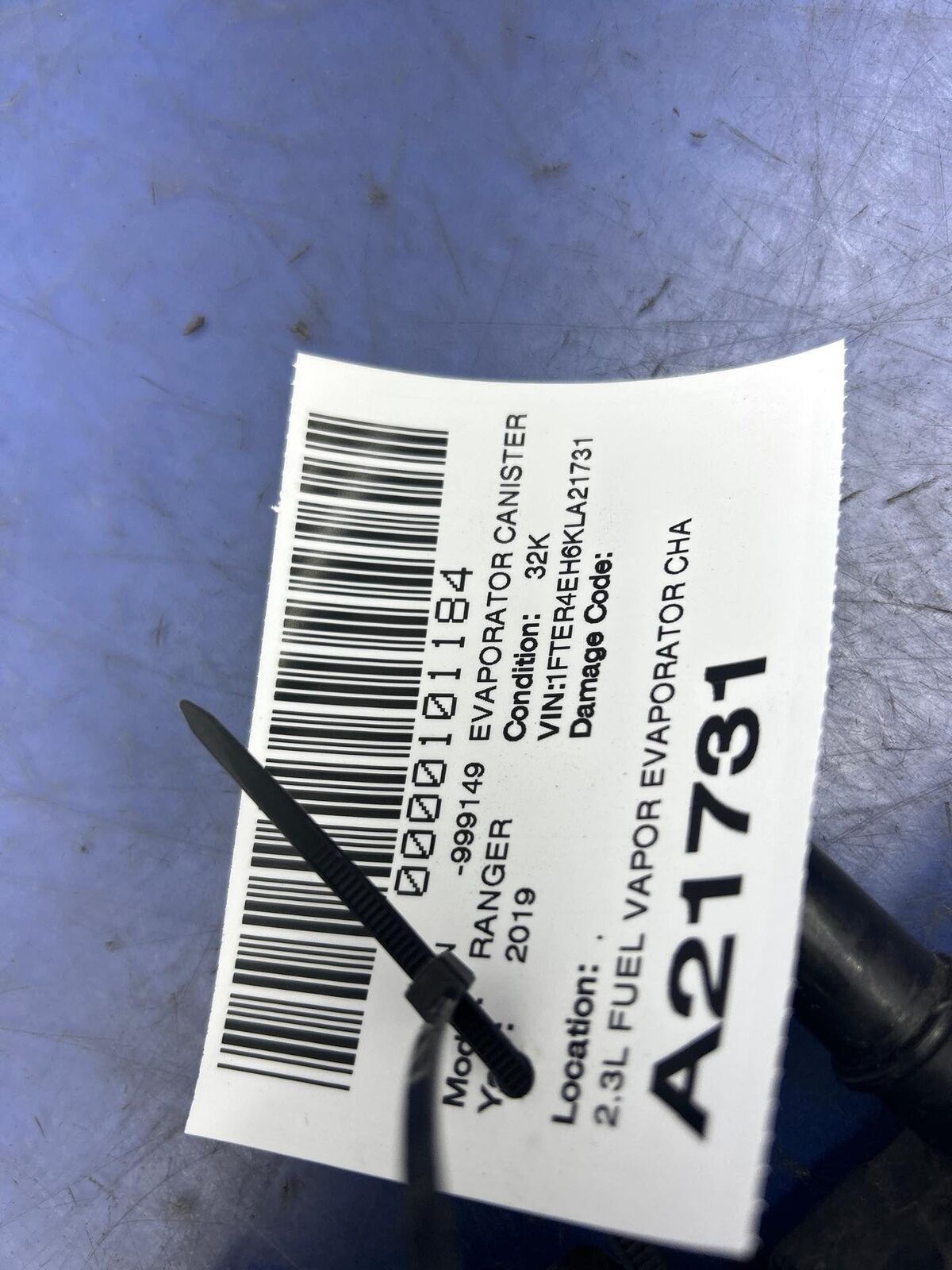 Ford Ranger 2.3L Charcoal Canister Replacement Part