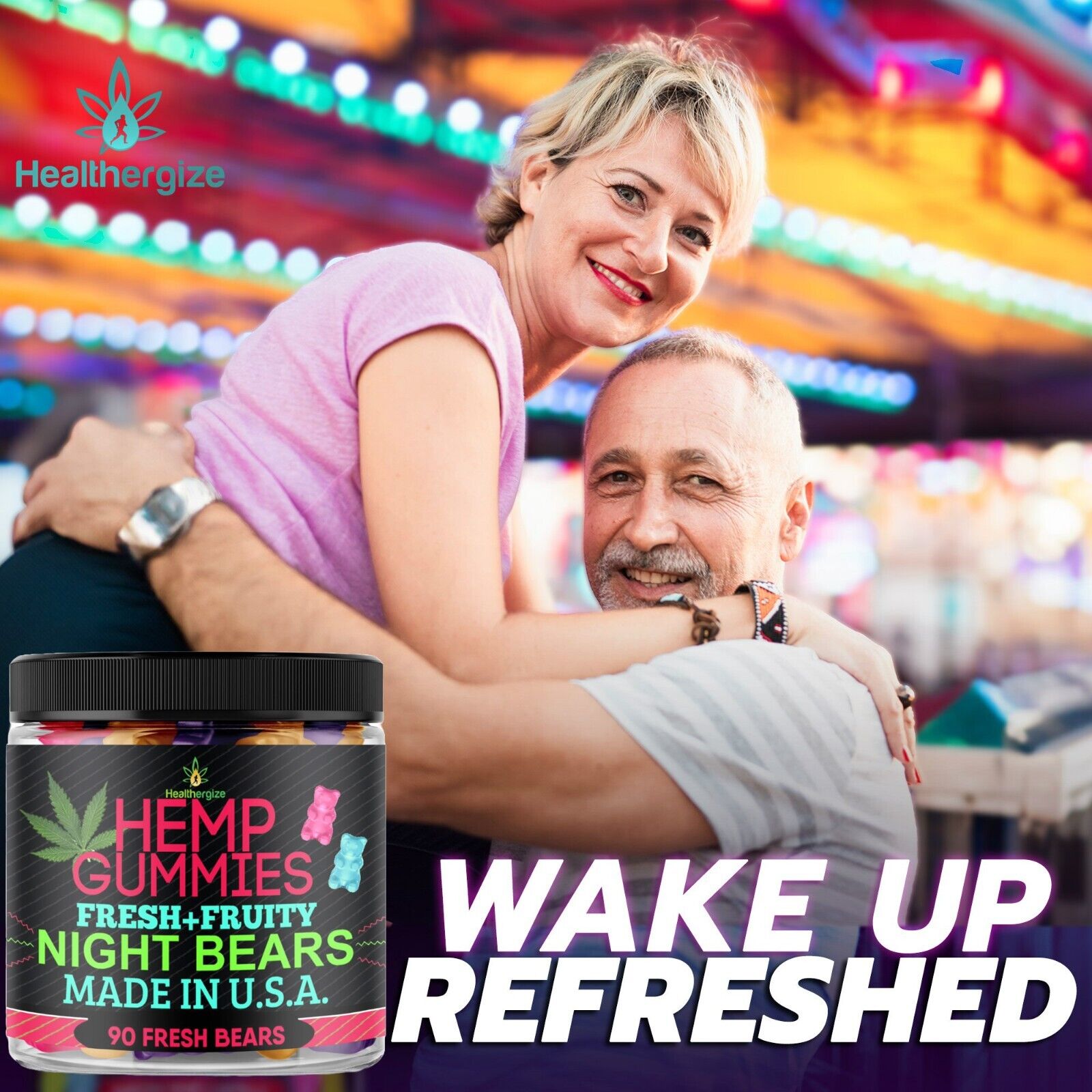 Large CBD Gummy Bears for Stress and Sleep