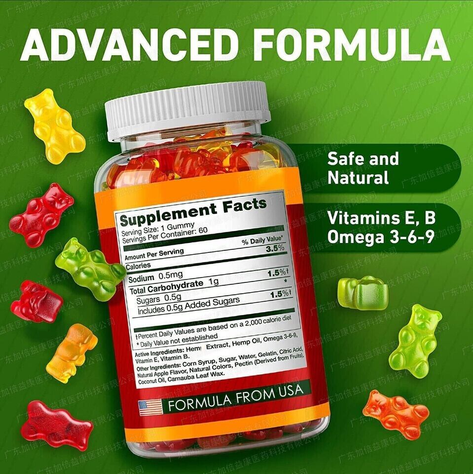 Vegan CBD Gummies for Sleep, Anxiety, and Relaxation