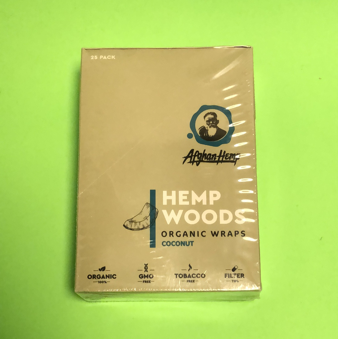 Afghan Hemp Coconut Rolling Papers - 50 Pack