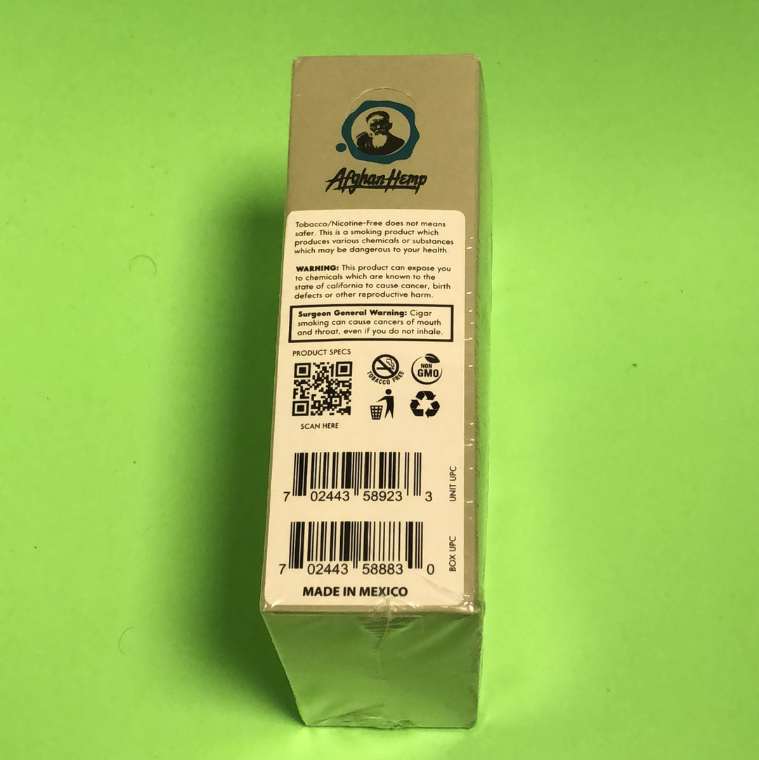 Afghan Hemp Coconut Rolling Papers - 50 Pack