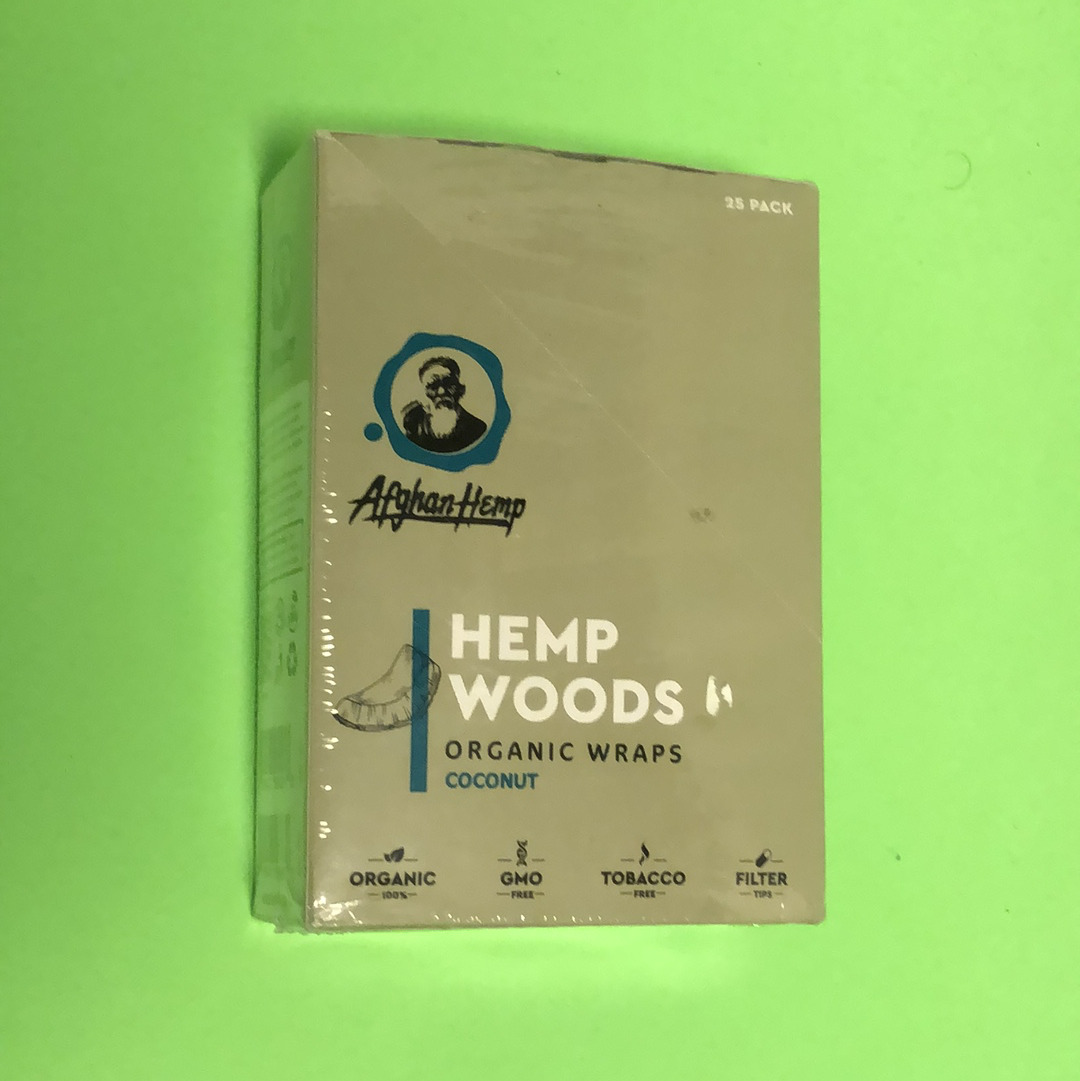 Afghan Hemp Coconut Rolling Papers - 50 Pack