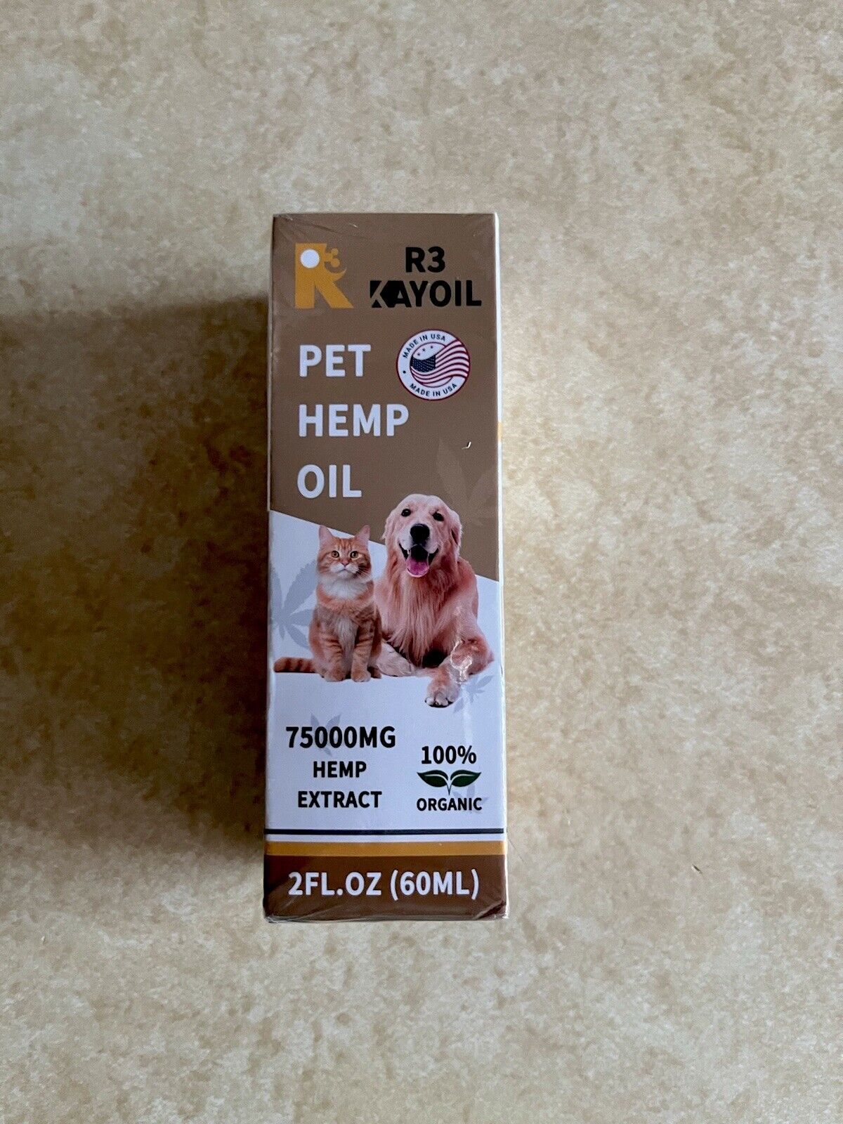 Organic Hemp Oil for Pet Anxiety & Pain Relief