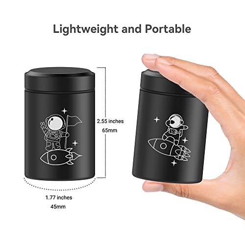 CUMFYHOUS 2-Pack Smell Proof Storage Jars