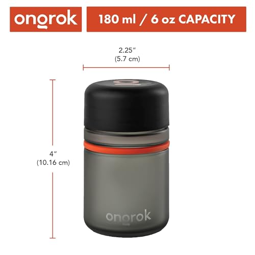 ONGROK UV Glass Storage Jars with Child Lid