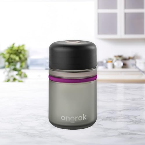 ONGROK UV Glass Storage Jars with Child Lid