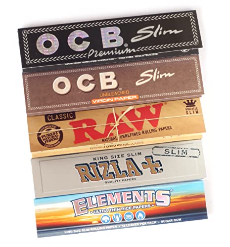 OCB RAW Rizla Elements King Size Slim Paper Set