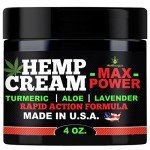 Hemp Cream with Lavender & Aloe - 4 Ounce
