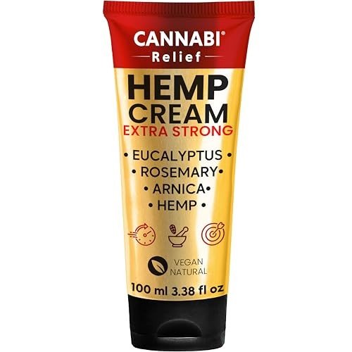 Strong Hemp Cream for Relief of Joints & Muscles