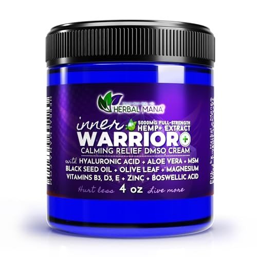 Herbal Mana Inner Warrior CBD Muscle Relief Cream