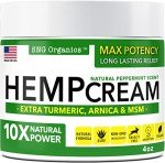 Hemp & Arnica Cream for Pain Relief (4oz)