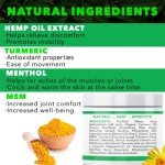 Hemp & Arnica Cream for Pain Relief (4oz)