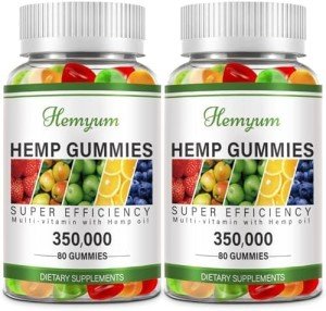 Vegan Hemp Gummies for Sleep, Pain & Anxiety