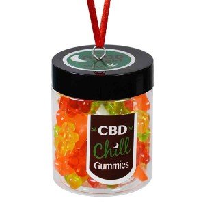 CBD Chill Gummy Bear Jar Decor