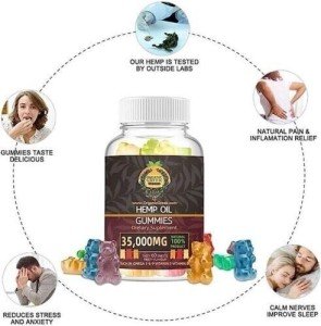 CBD Natural Gummy Bears for Calm and Sleep