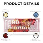 CBD Gummies Vinyl Banner with Metal Grommets