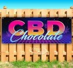 CBD Chocolate Vinyl Banner - Multiple Sizes Available