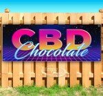 CBD Chocolate Vinyl Banner - Multiple Sizes Available
