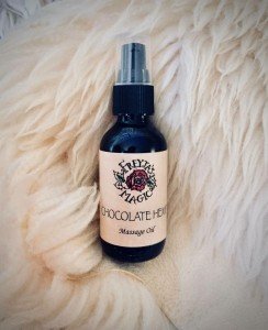 Chocolate Hemp Massage & Body Oil 2 oz