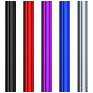 Portable Aluminum CBD Storage Tube Case (5 Pack)