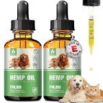 Organic Hemp Oil for Dogs and Cats – Calming Drops