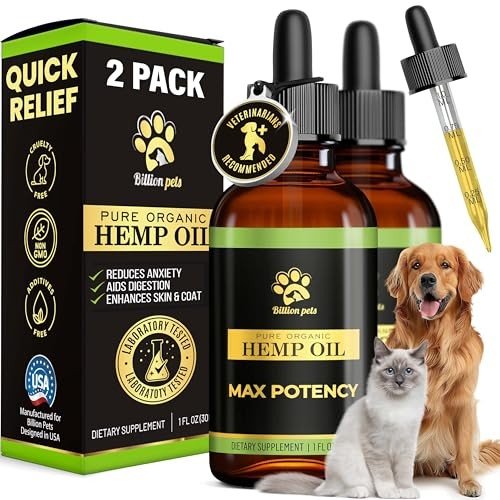 Hemp Oil Drops for Dogs and Cats - Joint Support