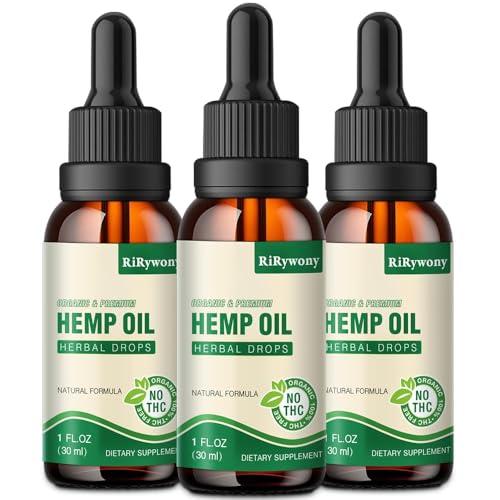 High Potency Organic Hemp Oil Drops - 25,000 mg