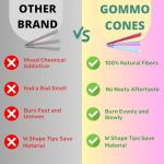 GOMMO King Size Pre-Rolled Cones - 50 Pack