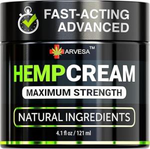 CBD Muscle Relief Cream with Hemp & Turmeric