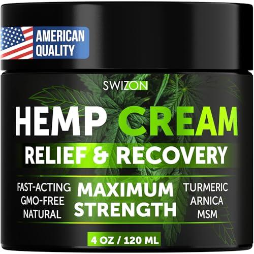 SWIZON Hemp Cream for Muscle and Joint Relief