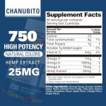 Organic High Potency Hemp Gummies for Adults