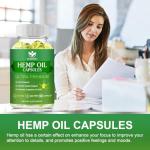 Maximum Strength Hemp Oil Capsules - 90 Count