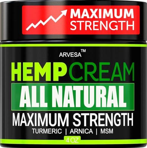 Hemp Cream for Joint and Muscle Relief 4 oz