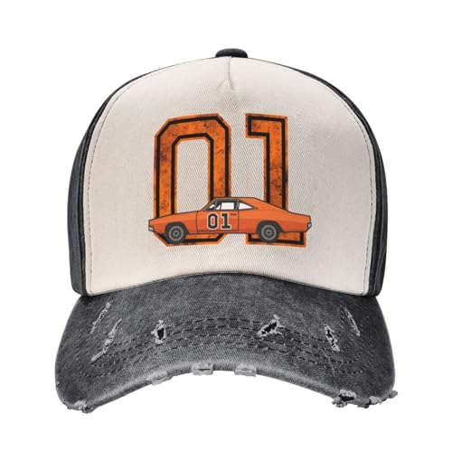 Dukes of Hazzard Retro Trucker Hat - Black/White