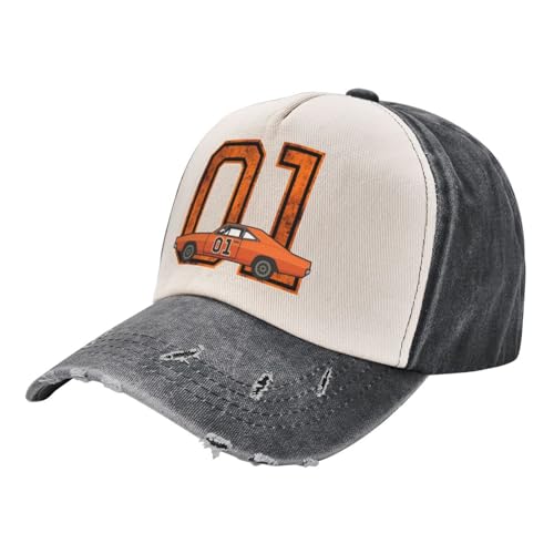 Dukes of Hazzard Retro Trucker Hat - Black/White