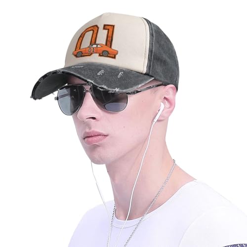 Dukes of Hazzard Retro Trucker Hat - Black/White