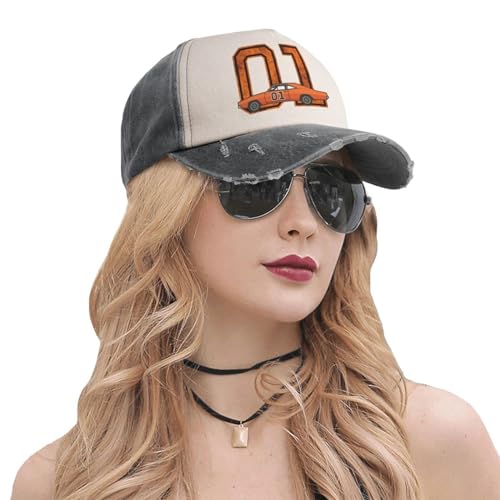 Dukes of Hazzard Retro Trucker Hat - Black/White