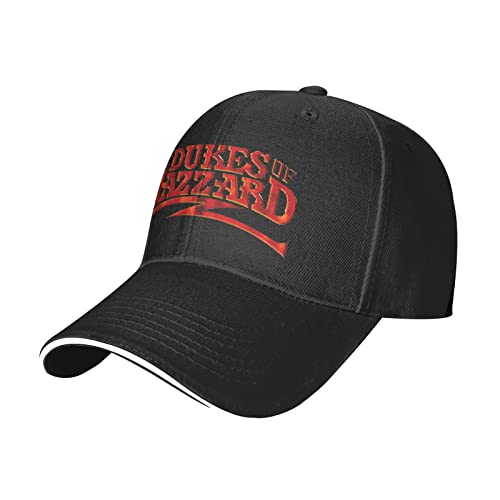 Dukes of Hazzard Adjustable Black Baseball Cap
