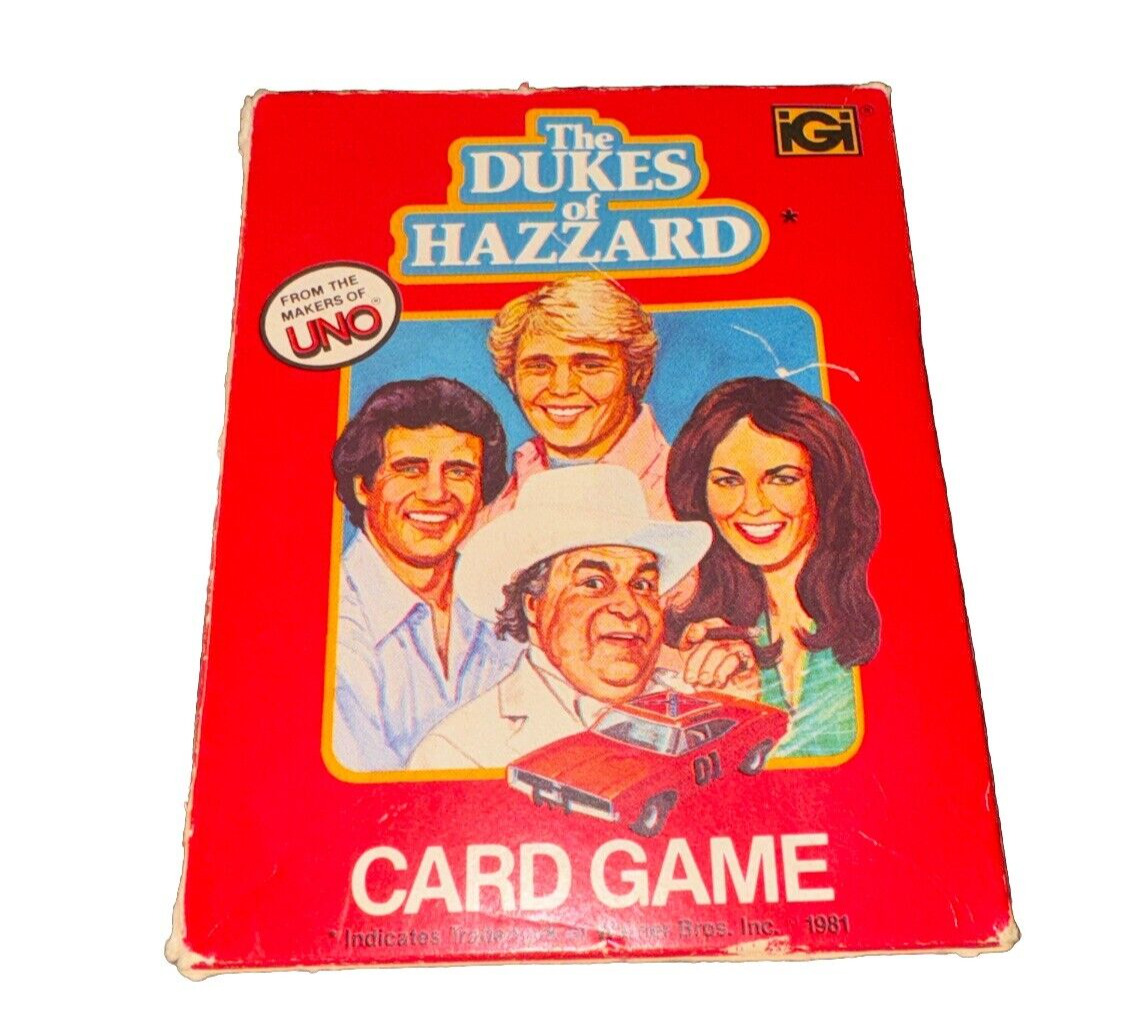 Dukes of Hazzard 1981 UNO Card Game