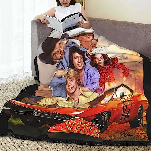 Dukes of Hazzard Soft Throw Blanket Queen Size