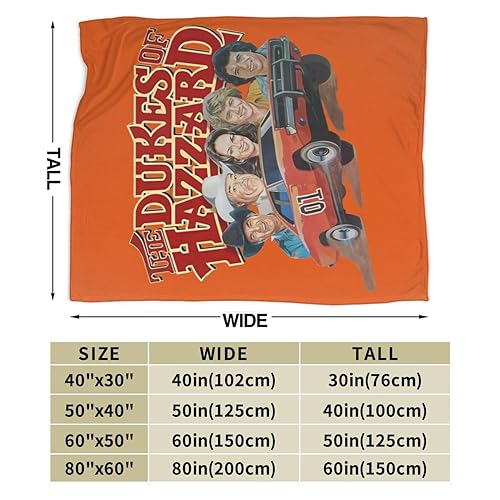 Dukes of Hazzard Cozy Fleece Throw Blanket