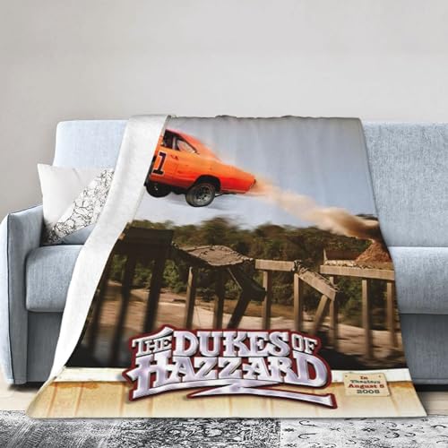 Dukes of Hazzard Lightweight Flannel Throw Blanket