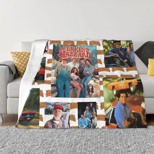 Dukes of Hazzard Cozy Flannel Throw Blanket