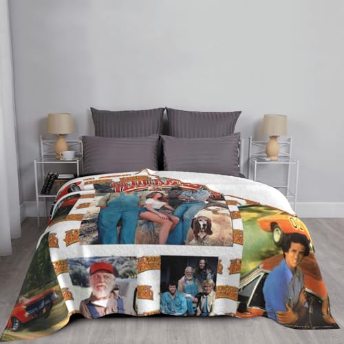 Dukes of Hazzard Cozy Flannel Throw Blanket