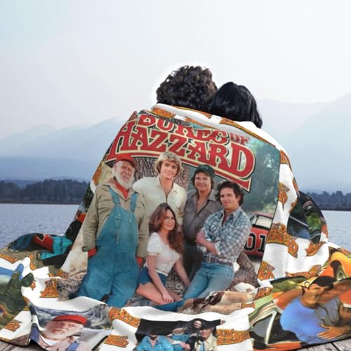Dukes of Hazzard Cozy Flannel Throw Blanket