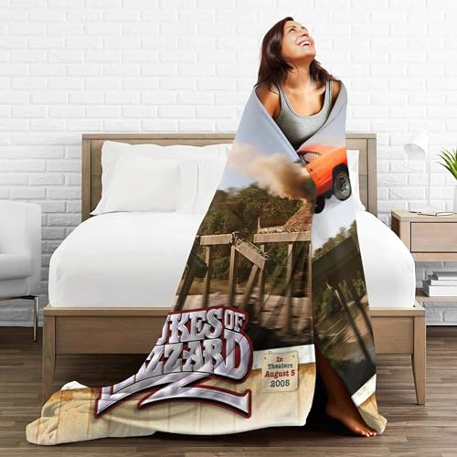 Dukes of Hazzard Lightweight Flannel Throw Blanket